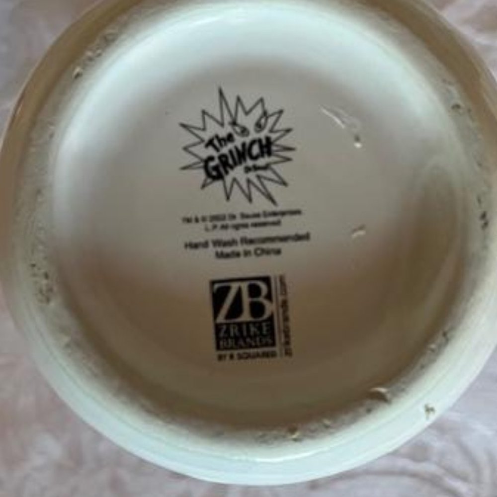 Zrike Brands Grinch Ceramic Canister - Picture 8 of 8